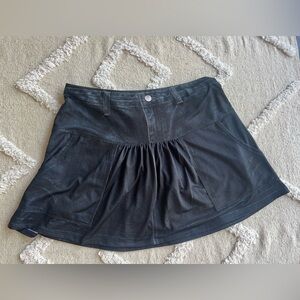 LUCKY IN LOVE Women's Dark Wash “Looks Like Denim” Tennis🎾 Skirt Small